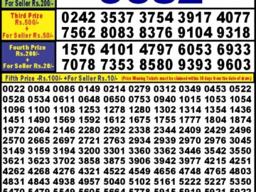 Lottery Result Today February 18, 2024