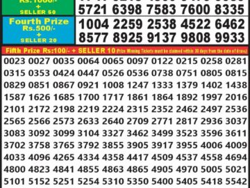 Lottery Result Today February 19, 2024