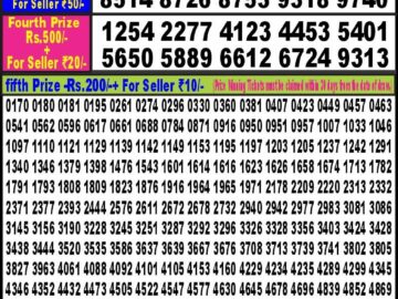 Lottery Result Today February 24, 2024