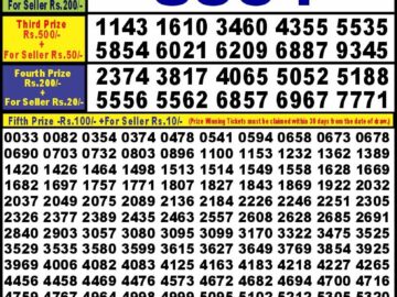 Lottery Result Today February 25, 2024