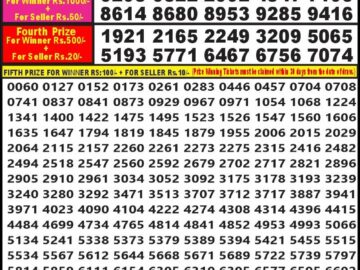 Lottery Result Today February 26, 2024