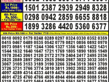 Lottery Result Today February 27, 2024