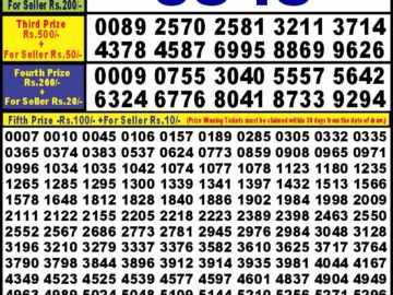 Lottery Result Today February 3, 2024