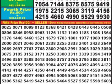 Lottery Result Today February 8, 2024