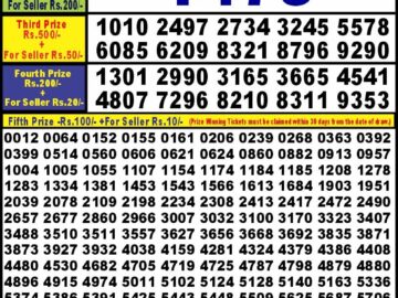 Lottery Result Today February 19, 2024