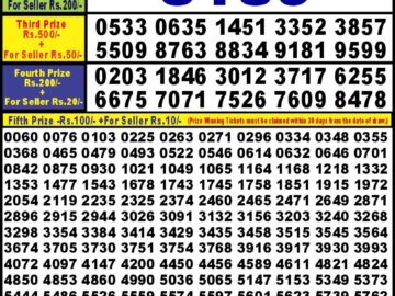 Lottery Result Today February 21, 2024