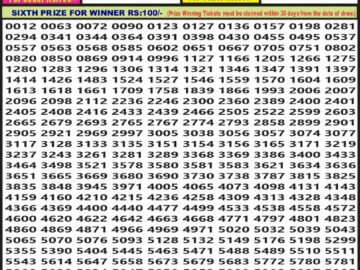 Lottery Result Today February 22, 2024