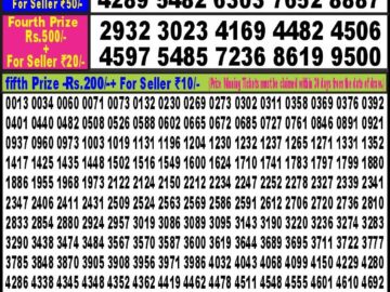 Lottery Result Today February 27, 2024