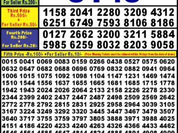 Lottery Result Today February 27, 2024