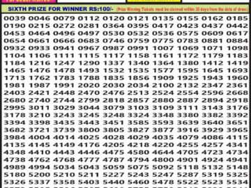 Lottery Result Today February 29, 2024