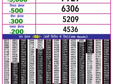 Lottery Result Today February 19, 2024