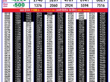 Lottery Result Today February 24, 2024