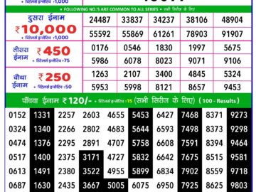 Lottery Result Today February 25, 2024