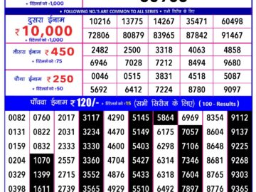 Lottery Result Today February 3, 2024