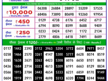 Lottery Result Today February 17, 2024