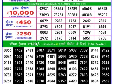 Lottery Result Today February 23, 2024