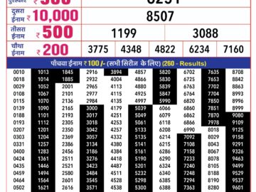 Lottery Result Today February 11, 2024