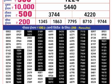 Lottery Result Today February 12, 2024