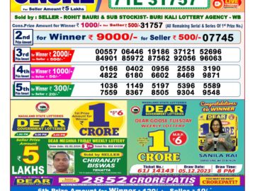 Lottery Result Today March 5, 2024