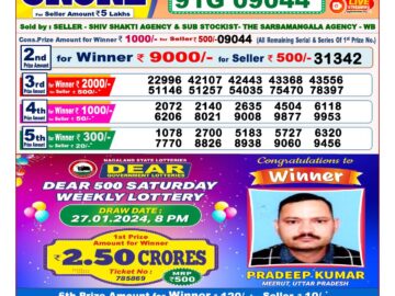 Lottery Result Today March 14, 2024