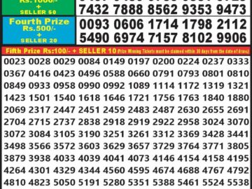 Lottery Result Today March 1, 2024