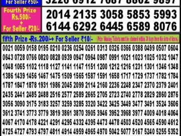 Lottery Result Today March 2, 2024