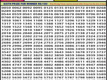 Lottery Result Today March 12, 2024