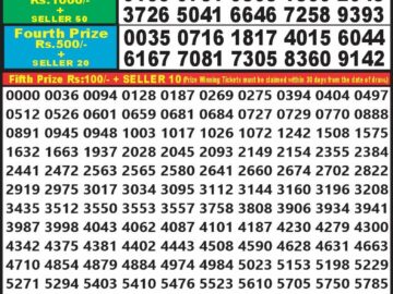 Lottery Result Today March 13, 2024