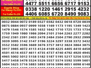 Lottery Result Today March 19, 2024