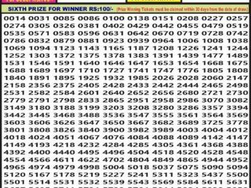 Lottery Result Today March 27, 2024