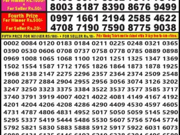 Lottery Result Today March 27, 2024