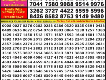 Lottery Result Today March 28, 2024