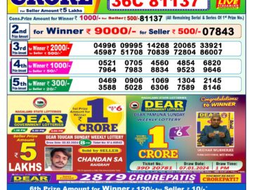 Lottery Result Today March 24, 2024