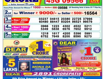 Lottery Result Today March 27, 2024