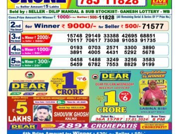 Lottery Result Today March 30, 2024