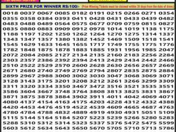 Lottery Result Today March 5, 2024