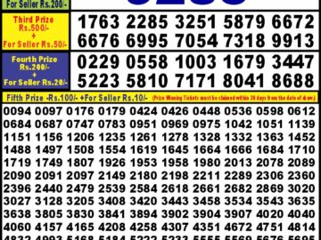 Lottery Result Today March 8, 2024