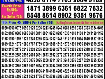 Lottery Result Today March 12, 2024