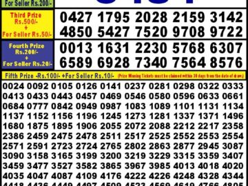 Lottery Result Today March 12, 2024