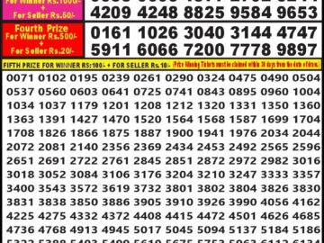 Lottery Result Today March 14, 2024