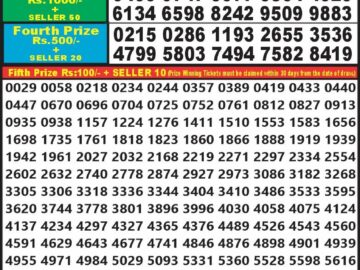 Lottery Result Today March 22, 2024