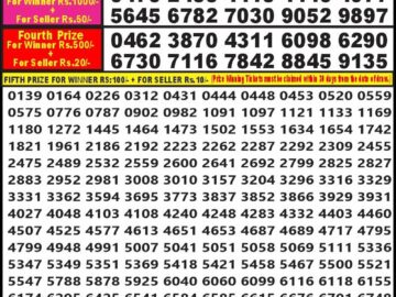 Lottery Result Today March 22, 2024