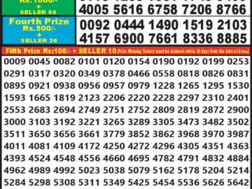 Lottery Result Today March 23, 2024