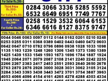 Lottery Result Today March 26, 2024