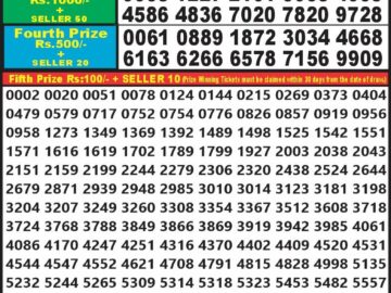 Lottery Result Today March 27, 2024