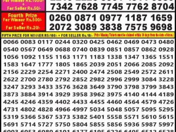 Lottery Result Today March 30, 2024