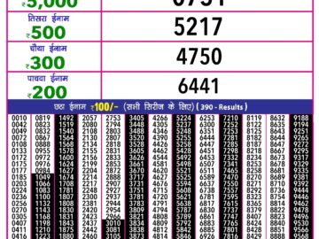 Lottery Result Today March 19, 2024