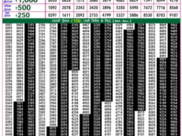 Lottery Result Today March 6, 2024