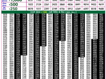 Lottery Result Today March 7, 2024