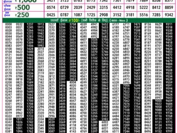 Lottery Result Today March 26, 2024